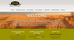 Desktop Screenshot of eknrail.com